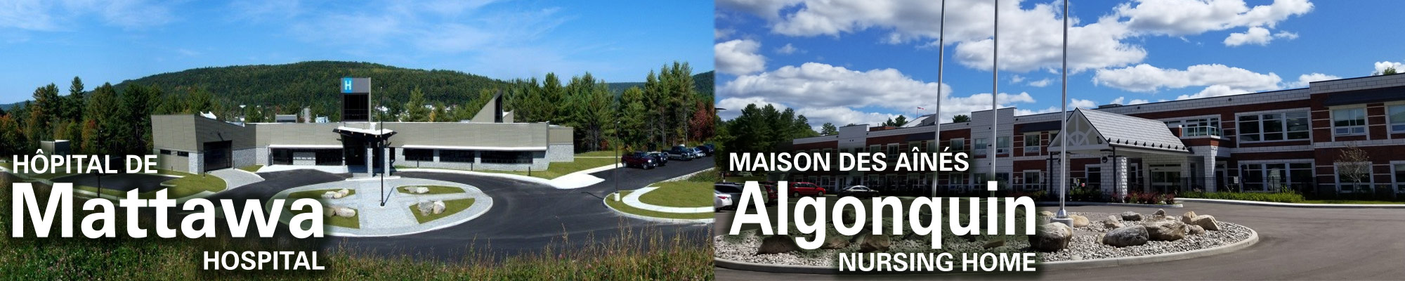 Masthead for Mattawa Hospital and Algonquin Nursing Home